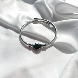 GOLDKLEIN Armreif Edelstahl Herz Schmuck Armkette günstig online kaufen