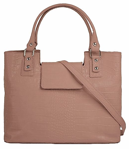 Cluty Henkeltasche, echt Leder, Made in Italy günstig online kaufen