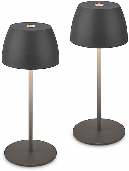 Briloner Leuchten Tischleuchte »2er Set LED Tischlampe kabellos, weiß«, 2er günstig online kaufen