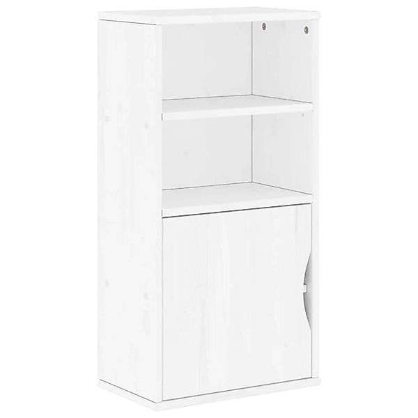 vidaXL Beistellschrank ODDA Weiß 40x24x79 cm Massivholz Kiefer 4103596 günstig online kaufen