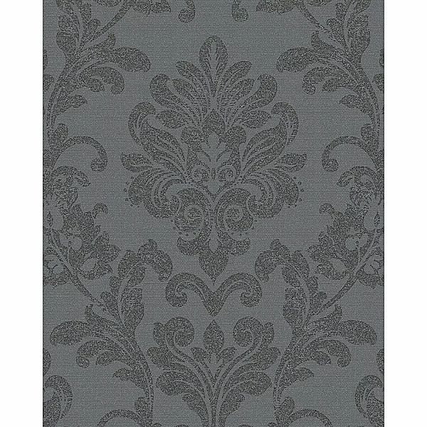 Marburg Vliestapete Floral Royal Schwarz-Silber 10,05 m x 0,53 m FSC® günstig online kaufen