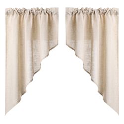 Joyswahl Scheibengardine (2 St), Stangendurchzug, halbtransparent, günstig online kaufen