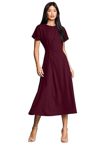 LIPSY Midikleid Lipsy Midikleid mit seitlichem Knoten, Regular (1-tlg) günstig online kaufen