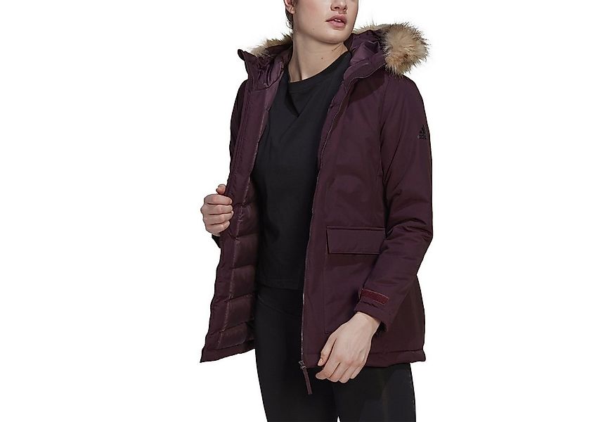 adidas Performance Wintermantel Utilitas Hooded Parka mit Kapuze violett Da günstig online kaufen