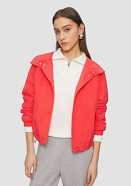 QS Outdoorjacke Nylon-Jacke mit Kapuze und günstig online kaufen