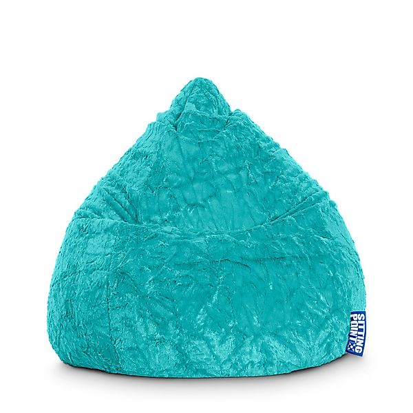 Sitting Point Sitzsack Fluffy 120 l Türkis günstig online kaufen