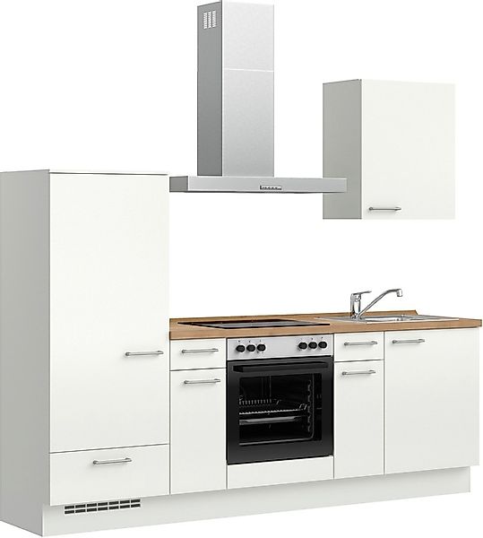 nobilia® Küchenzeile »"Laser I", Ausrichtung wählbar, Breite 240 cm« vormon günstig online kaufen