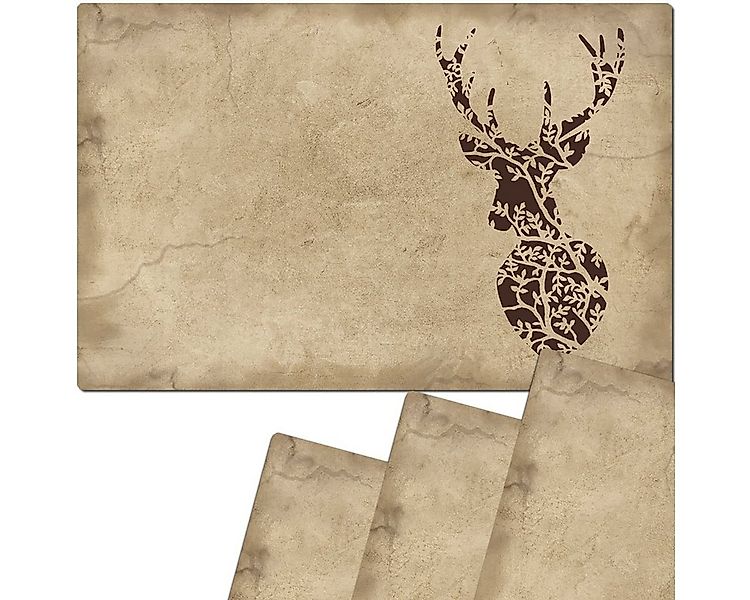 matches21 HOME & HOBBY Platzset Abwaschbare Tischsets 4er Set moderne Landh günstig online kaufen