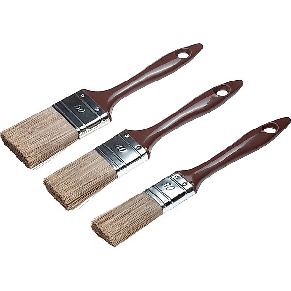 LUX Flachpinsel-Set Holzlasuren 3-teilig günstig online kaufen