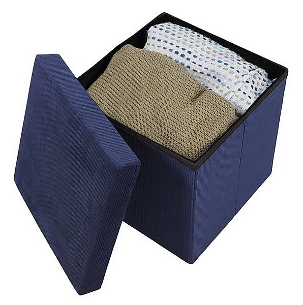 Urban Living Sitzwürfel Sitzhocker mit Stauraum Aufbewahrungsbox Sitz, gepo günstig online kaufen