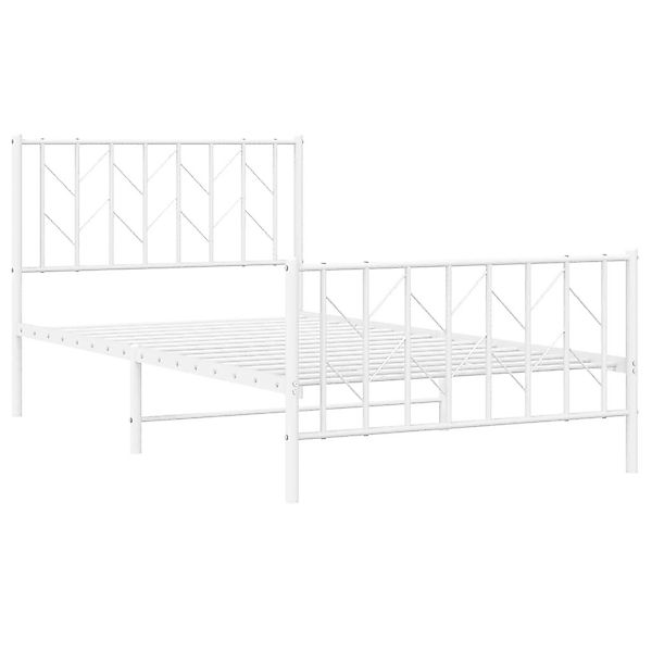 vidaXL Bett Bettgestell mit Kopf- und günstig online kaufen