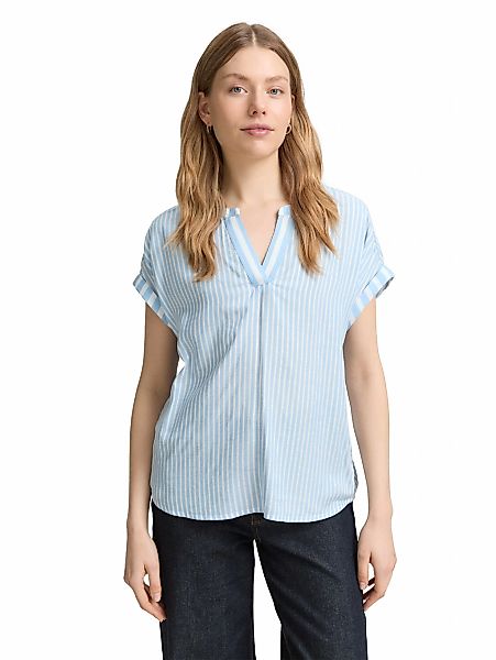 TOM TAILOR Shirtbluse, mit Streifen Muster günstig online kaufen
