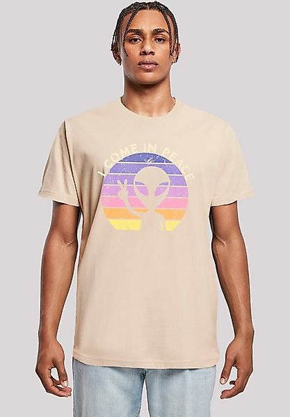 F4NT4STIC T-Shirt Alien Peace Sunset Premium Qualität günstig online kaufen