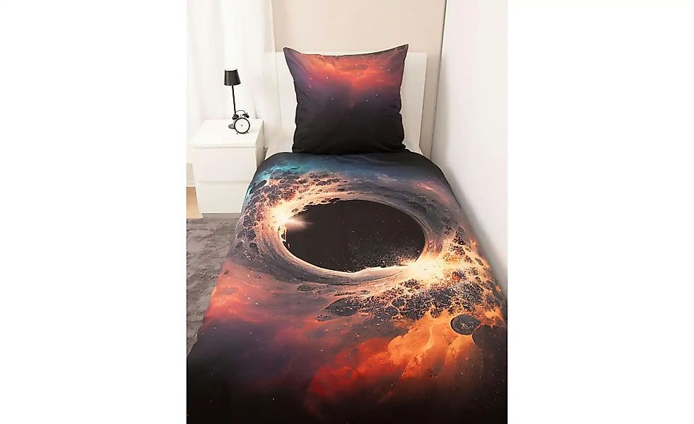 Herding Young Collection Jugendbettwäsche "Weltkugel" 2 Stk. mit tollem Mot günstig online kaufen