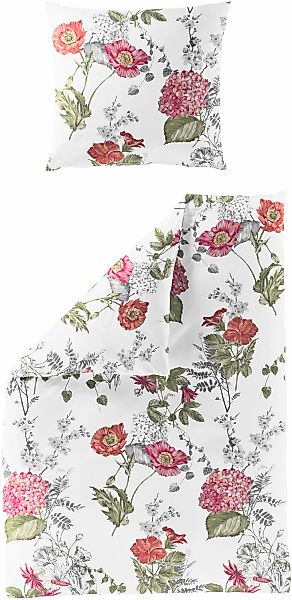 BIERBAUM Bettwäsche "4074" 2 Stk. Seersucker, 100 % Baumwolle, bügelfrei günstig online kaufen