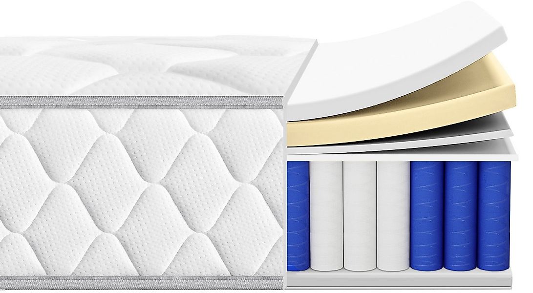 Taschenfederkernmatratze Matratze, Federkernmatratze, 7-Zonen Matratze mit günstig online kaufen