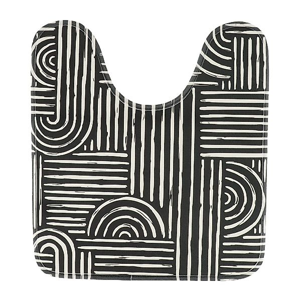 LikeKa Badaccessoire-Set schwarz Duschvorhang Toilettenbürste schwarz günstig online kaufen