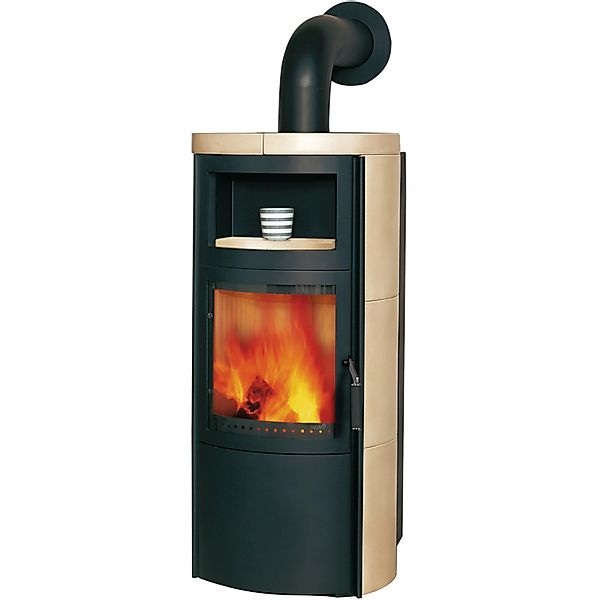 Hark Vito WW GT  ECOplus Kaminofen Ofenkacheln Creme 14,2 kW wasserführend günstig online kaufen