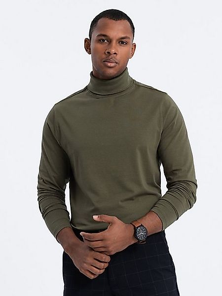OMBRE Longshirt Herren- Rollkragen Longsleeve günstig online kaufen