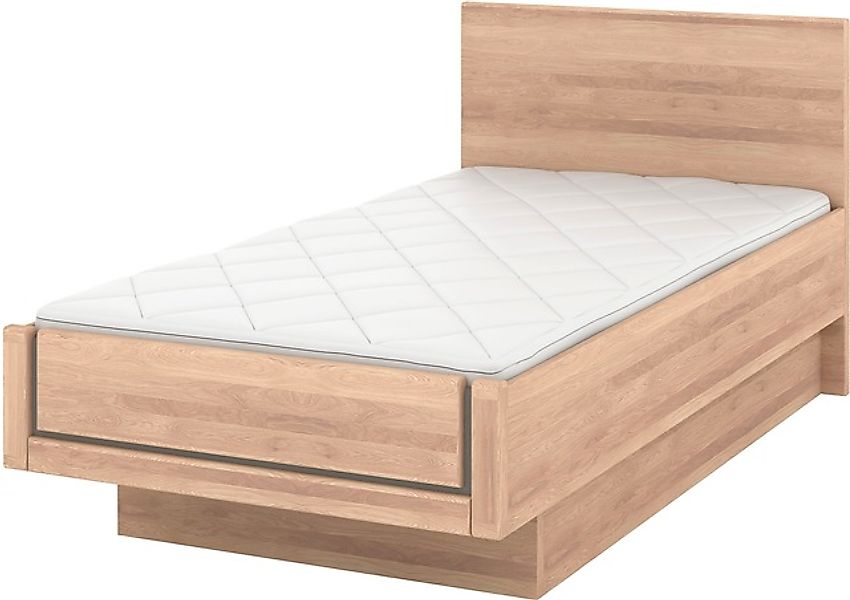 Musterring Holzbett »Sorrent, Bettgestell, Bettrahmen, teilmassiv Eiche«, ( günstig online kaufen