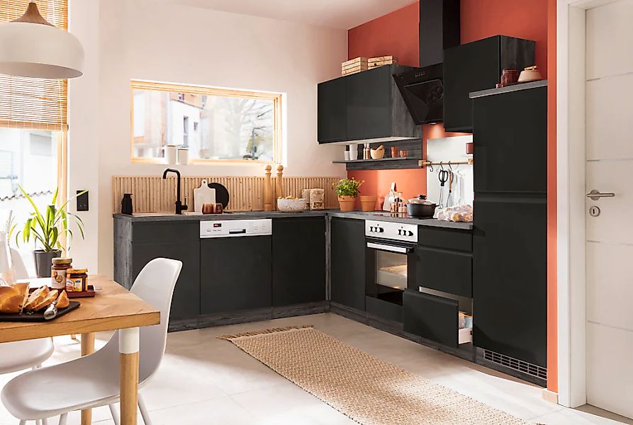 KOCHSTATION Winkelküche "KS-Virginia" Stellbreite 220/280 cm, wahlweise mit günstig online kaufen