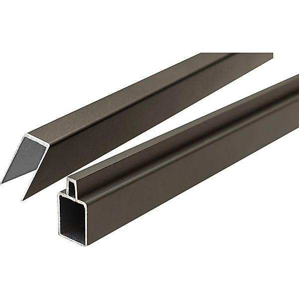 T & J Ecosteck-Start & Abschluss für Eckelement 32/25 x 20 x 90 cm Anthrazi günstig online kaufen