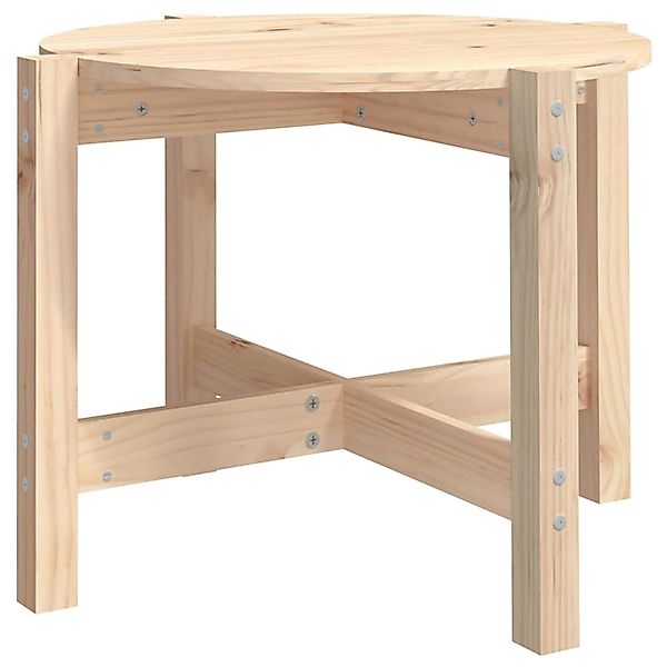 vidaXL Couchtisch Ø 62,5x45 cm Massivholz Kiefer 822302 günstig online kaufen