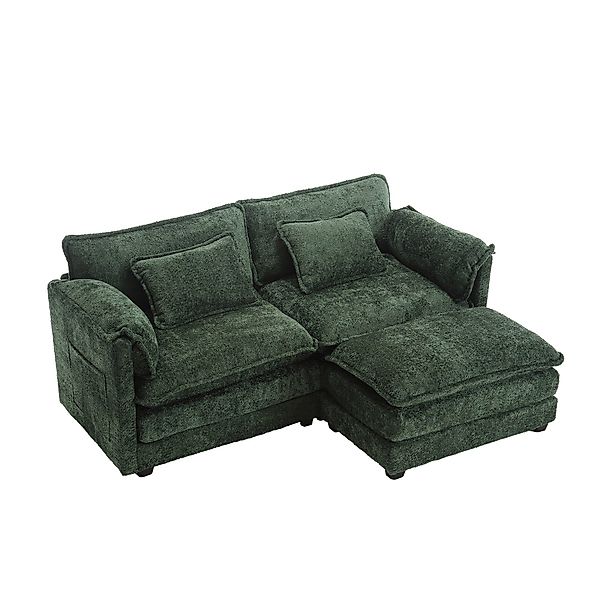 LVHOM Loungesofa Polsterecke/Relaxliege/Ecksofa mit Fußstütze, 2 günstig online kaufen