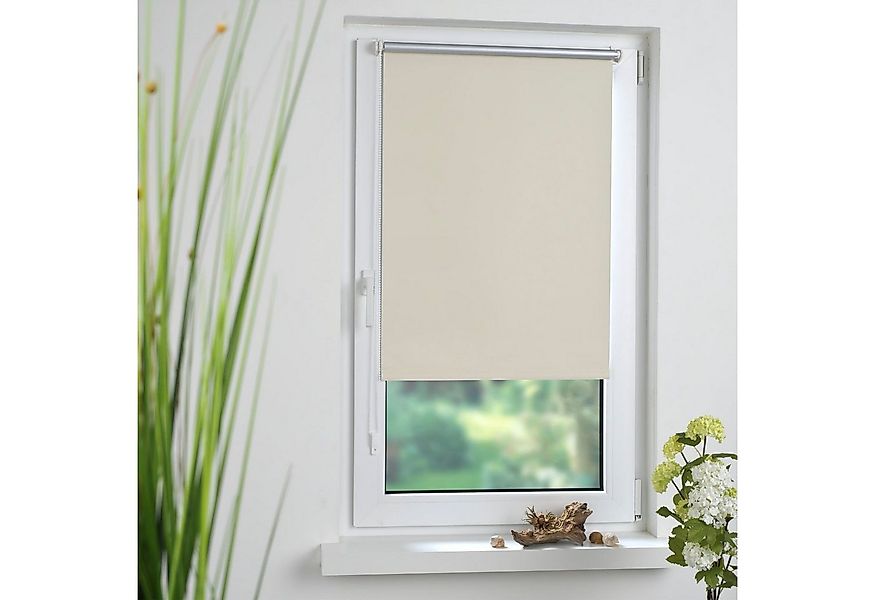 Verdunklungsrollo uni, HOMBERA, verdunkelnd, ohne Bohren oder Schrauben, fr günstig online kaufen