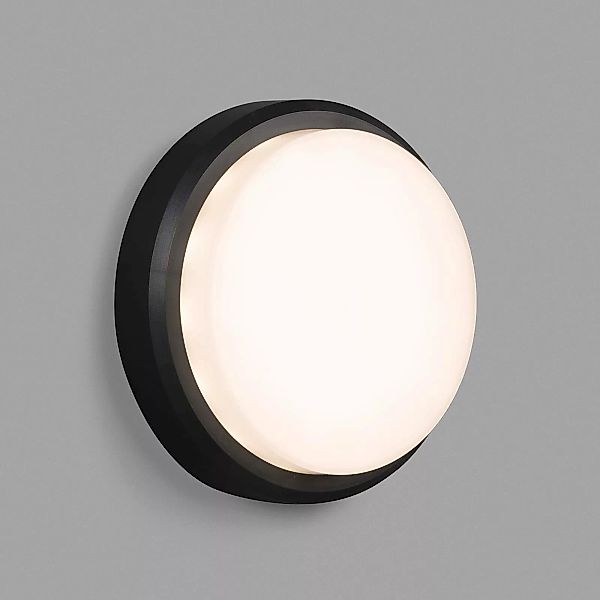 LED-Außenwandleuchte Tom XL, IK10, dunkelgrau/weiß günstig online kaufen
