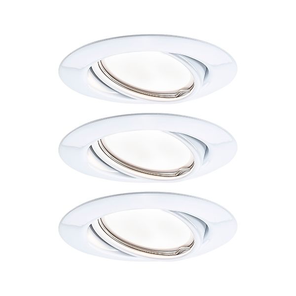 Paulmann "LED Einbauleuchte Base Coin Basisset schwenkbar rund 90mm 20° Coi günstig online kaufen