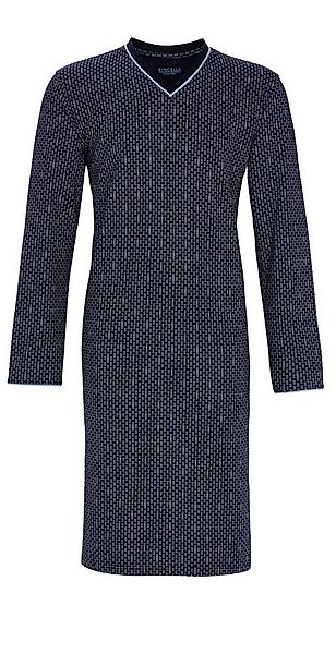 Ringella Nachthemd mit V-Ausschnitt und Seitenschlitz am Saum Alloverdruck günstig online kaufen