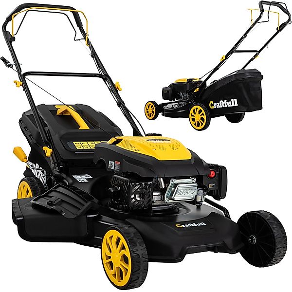 Craftfull Benzinrasenmäher CR-224-30 - 7 PS, 223 cm³ 4-Takt Benzin Rasenmäh günstig online kaufen