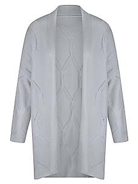 Long-Strickjacke aus Kaschmir Peter Hahn blau günstig online kaufen