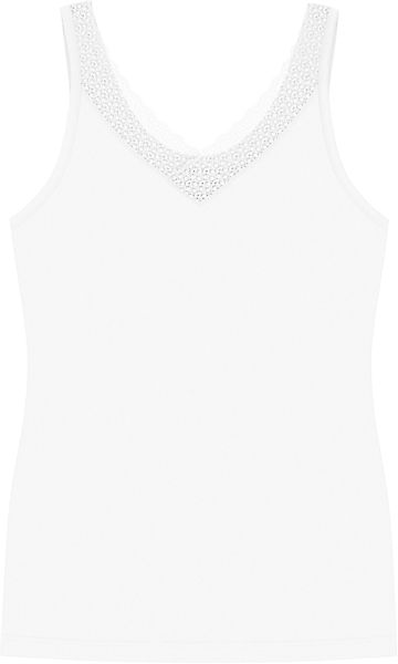 Triumph Tanktop "Feel of Modal" seidenweich, V-Ausschnitt mit Verzierung, s günstig online kaufen