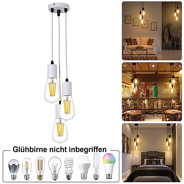 MUPOO LED Außen-Deckenleuchte Hängelampe LED Pendelleuchte günstig online kaufen