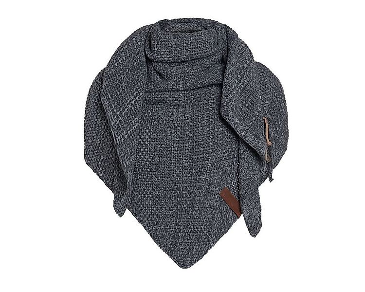 Knit Factory Schal Coco Dreiecksschals 190x85 cm Glatt Anthrazit,Grau, (1-S günstig online kaufen