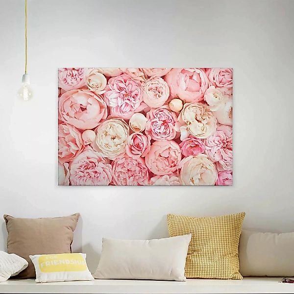 A.S. Création Leinwandbild "Roses", Kunst-Blumen-Kinder, (1 St.), Romantisc günstig online kaufen