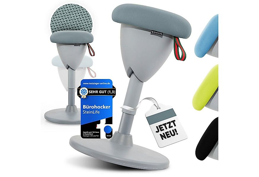 Steinlife Arbeitshocker Ergonomisch [TESTSIEGER] Bürohocker Höhenverstellba günstig online kaufen
