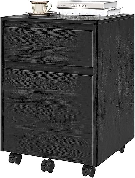 Woltu Rollcontainer, mit 2 Schubladen, Büroschrank günstig online kaufen
