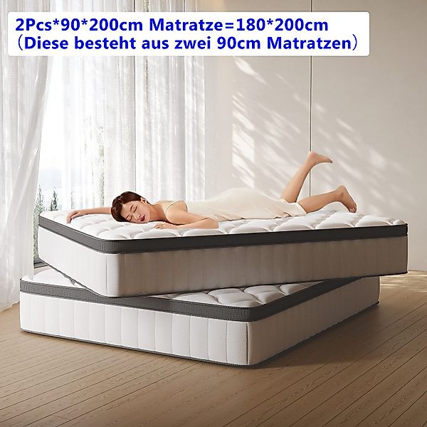 Taschenfederkernmatratze Matratze, 7-Zonen Federkernmatratze Matratzen,mit günstig online kaufen