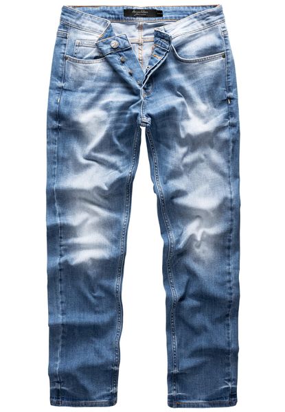Amaci&Sons Straight-Jeans KANSAS Regular Fit Destroyed günstig online kaufen