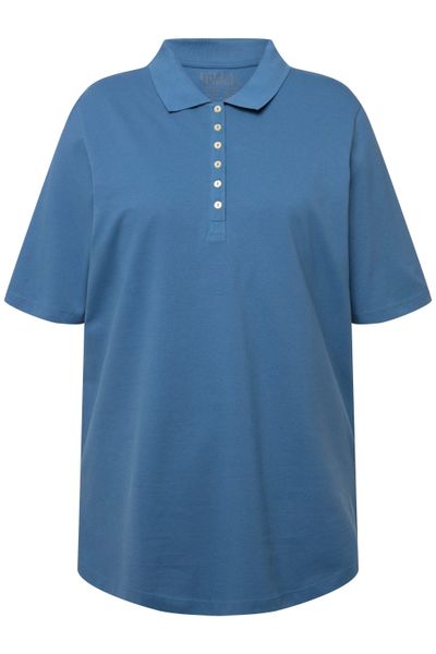 Ulla Popken Poloshirt Poloshirt Piqué Polokragen günstig online kaufen