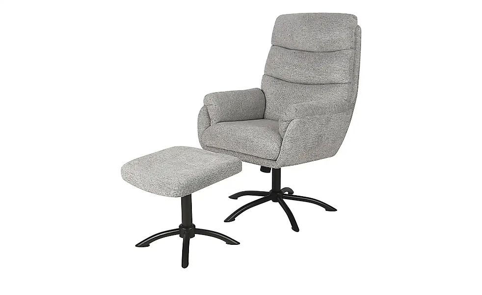 Relaxsessel mit Hocker  Frieda ¦ grau ¦ Maße (cm): B: 67 H: 117 T: 78.0 Pol günstig online kaufen