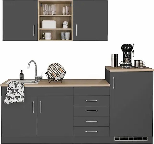 HELD MÖBEL Küche »Mali«, Breite 210 cm, mit E-Geräten günstig online kaufen