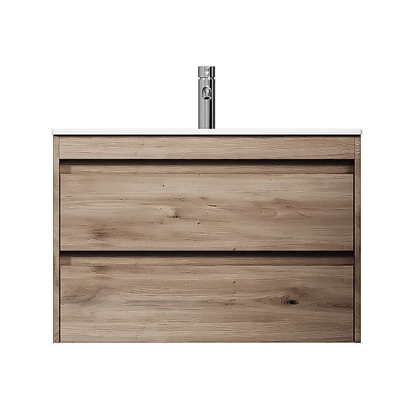 AM.PM Waschtischunterschrank Spike mit Becken Eichenfarbe 2 Schubladen 80 c günstig online kaufen