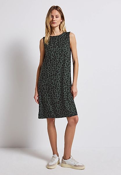 STREET ONE Sommerkleid Ohne Taschen mit Animal Print-Mix günstig online kaufen