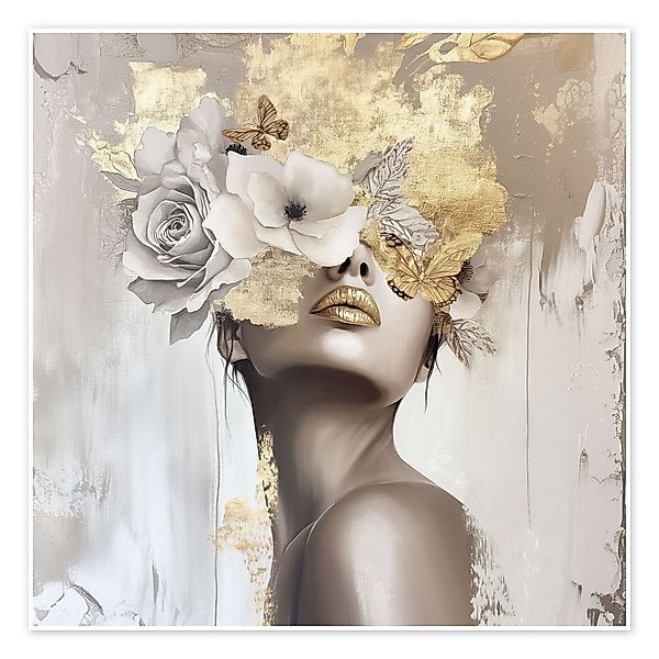 Posterlounge Poster Bella Eve, Butterflower, Modern günstig online kaufen