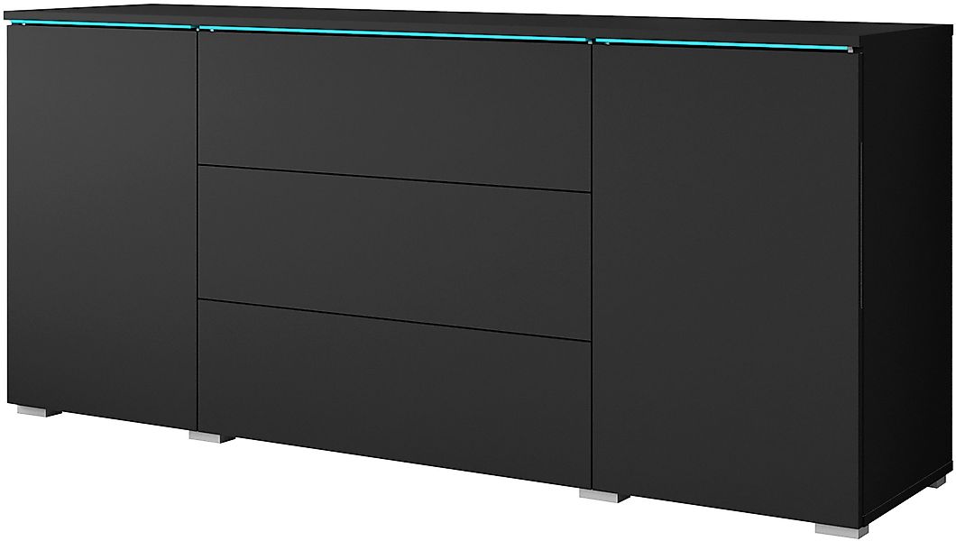 INOSIGN Sideboard VERA, grifflos, verstellbare Einlegeböden, günstig online kaufen