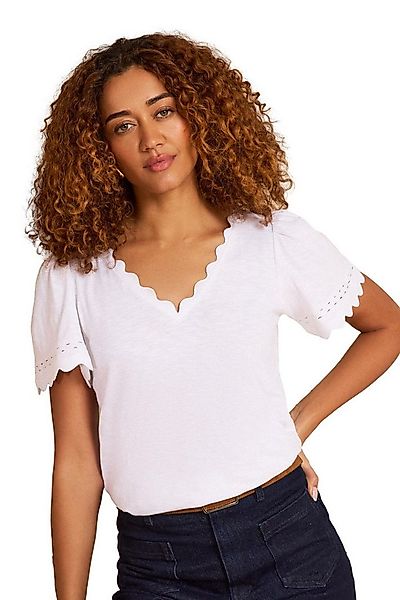 Love & Roses V-Shirt Love & Roses T-Shirt mit V-Ausschnitt, Regular (1-tlg) günstig online kaufen